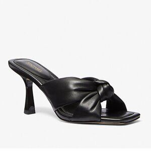 MICHAEL Michael Kors Elena Leather Sandal Size 6.5 Brand New